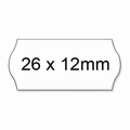 Prijstang NON-PERM etiketten 26x12mm voor model UNO AC5600