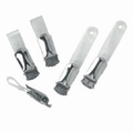 Metalen clips voor badges 25 stuks