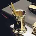 EL Casco M654 L luxe pennenkoker 23 krt Gold plated