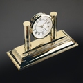 EL Casco M662 L luxe bureauklok Gold plated