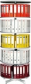 Draaibare ordnerzuil Basis (2 niveaus) rond 80 cm